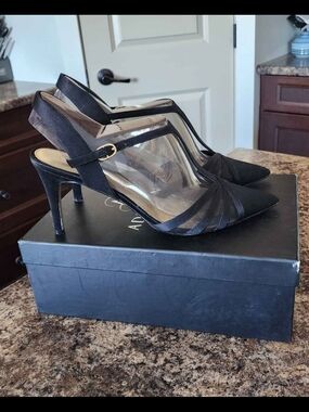 Adrianna Papell Heidi T-Strap Evening Heels